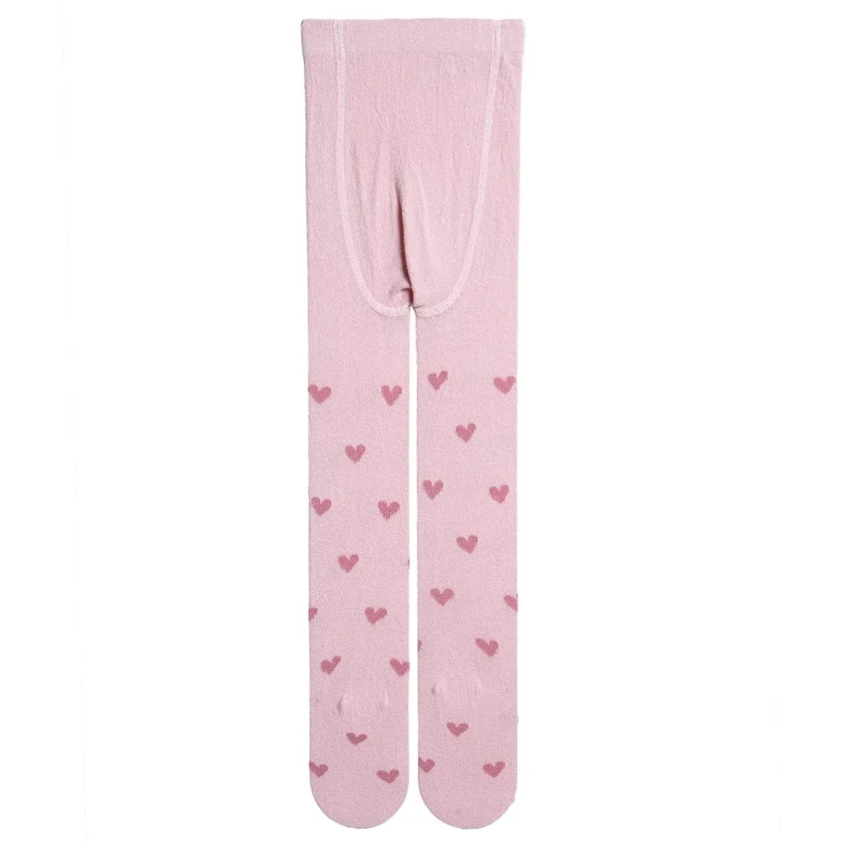 HelloBaby Heart Print Baby Tights (6-12 Months to 4-5 Years) - Pink