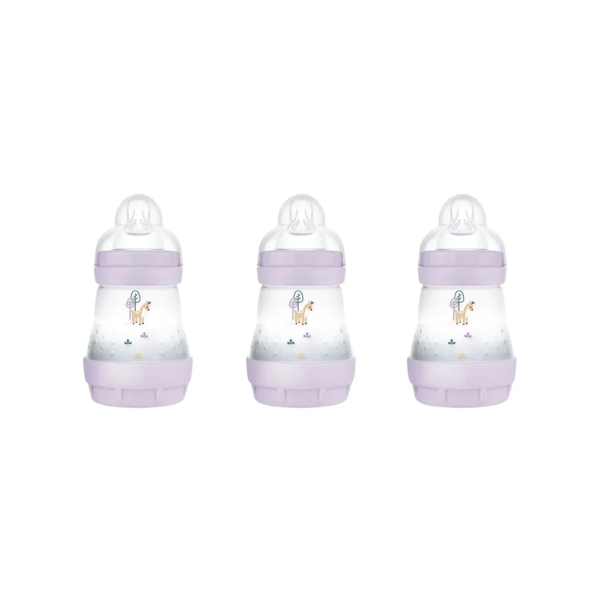 MAM Easy Start Anti-Colic Bottle 160ml Pack of 3 - Lilac