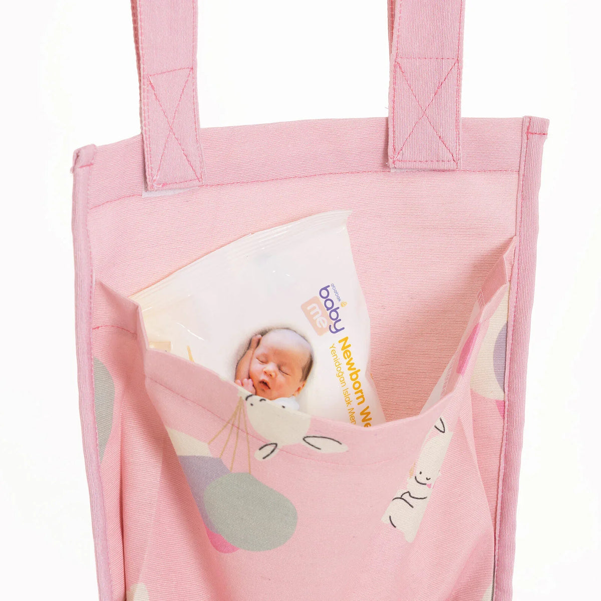 Little Dreams Bunny Print Canvas Organiser (100 x 120 cm)