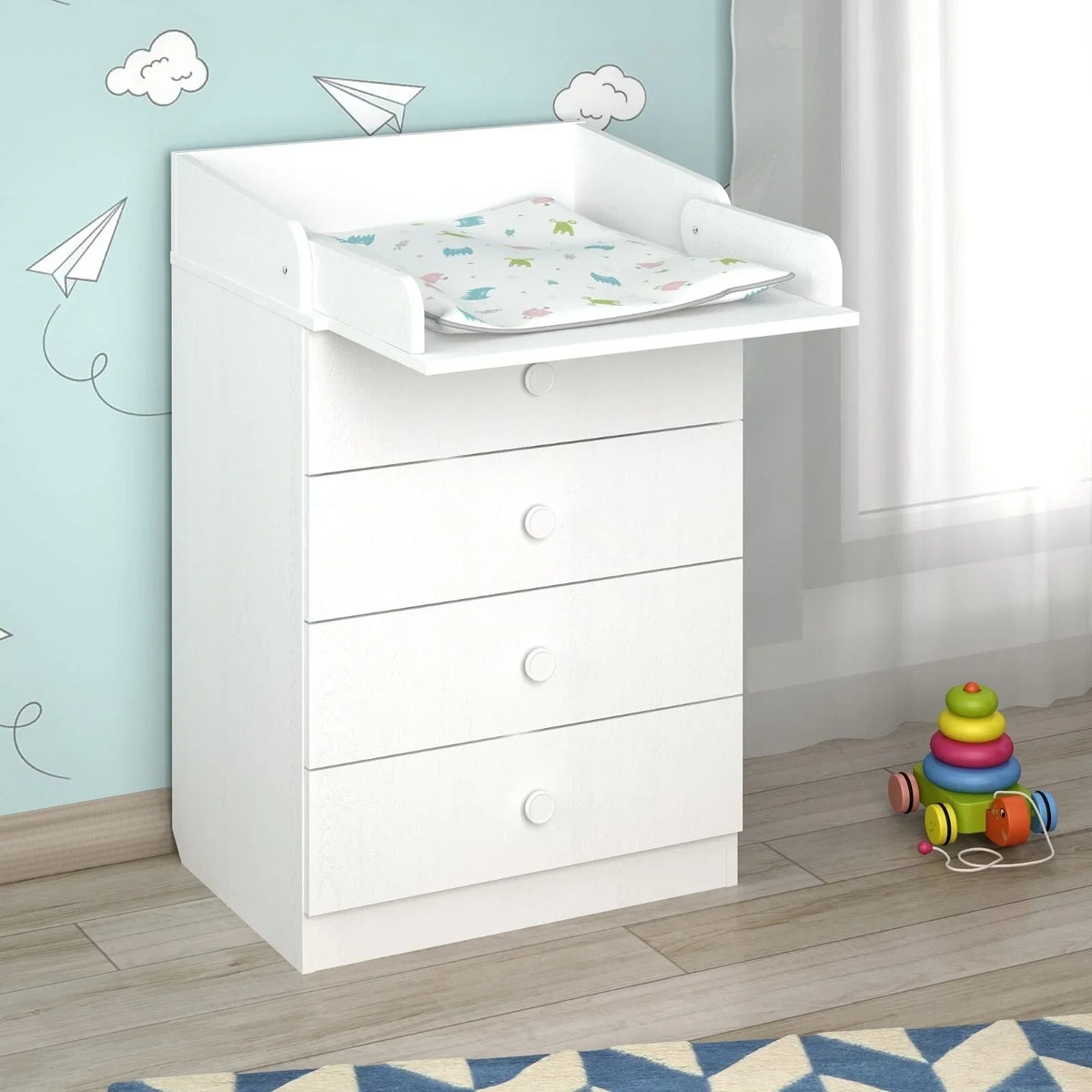 Shefa Kids 600 Changing Dressers - White