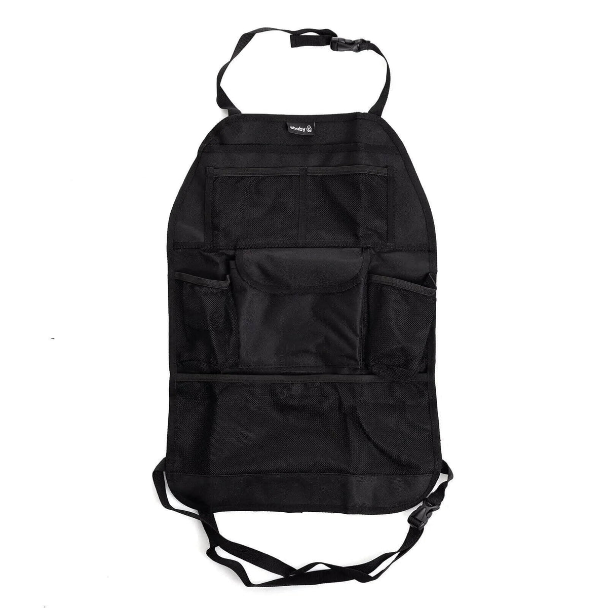 ebaby Plain Backseat Organiser-Black