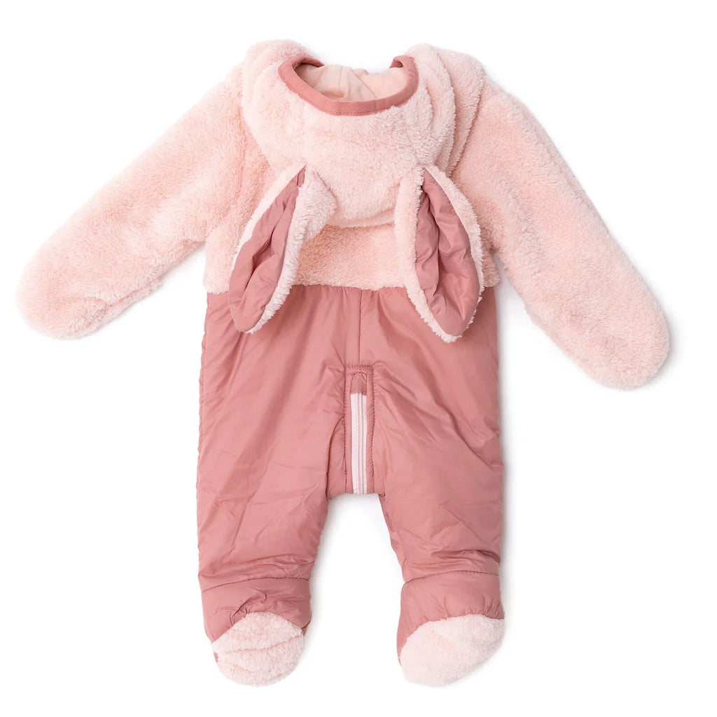 Midimod Hooded Fleece Baby Pramsuit with Feet (3 Months to 12 Months)