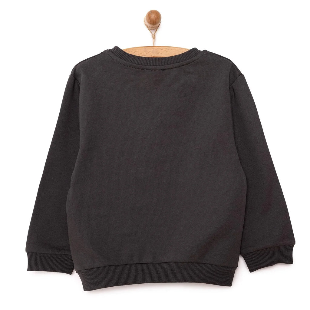 HelloBaby Popper Fastening Brushed Baby Sweatshirt (6 Months to 5 Years)