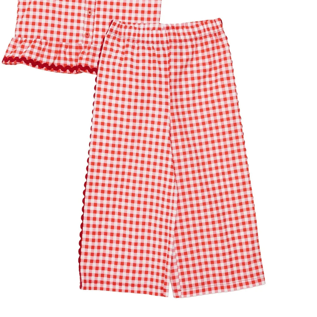 HelloBaby Short Sleeve Baby Top & Trousers Set (3-6 Months to 4-5 Years) - Pink