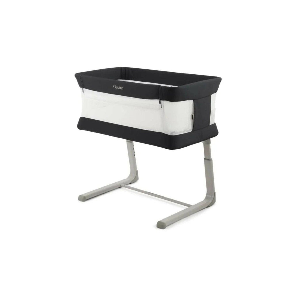 Oyster Wiggle Crib Co-Sleeper - Carbonite