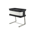 Oyster Wiggle Crib Co-Sleeper - Carbonite