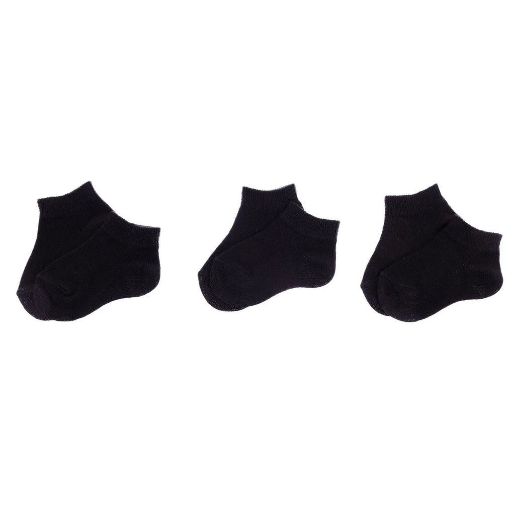 HelloBaby 3 Pack Plain Ankle Baby Socks (Newborn to 4-5 Years)