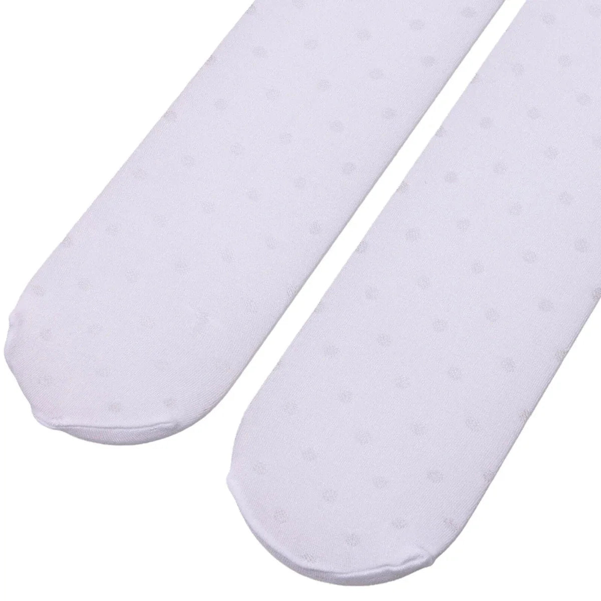 HelloBaby Polka Dot Baby Tights (6-12 Months to 3-4 Years) - White Printed