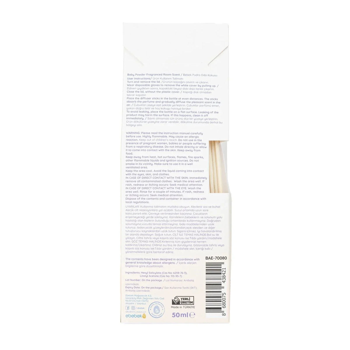baby me Baby Powder Scent 50ml