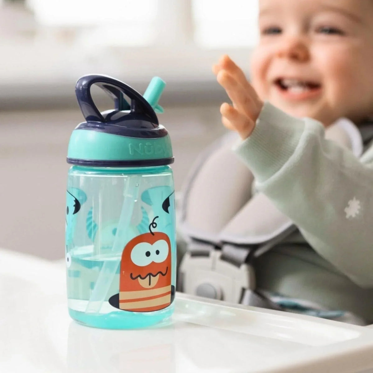Nuby Mighty Swig Water Bottle Pack of 1 360ml