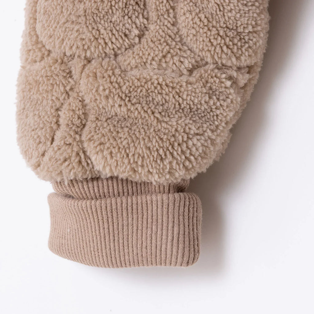 Midimod Hooded Fleece Footless Baby Pramsuit (3 Months to 12 Months)