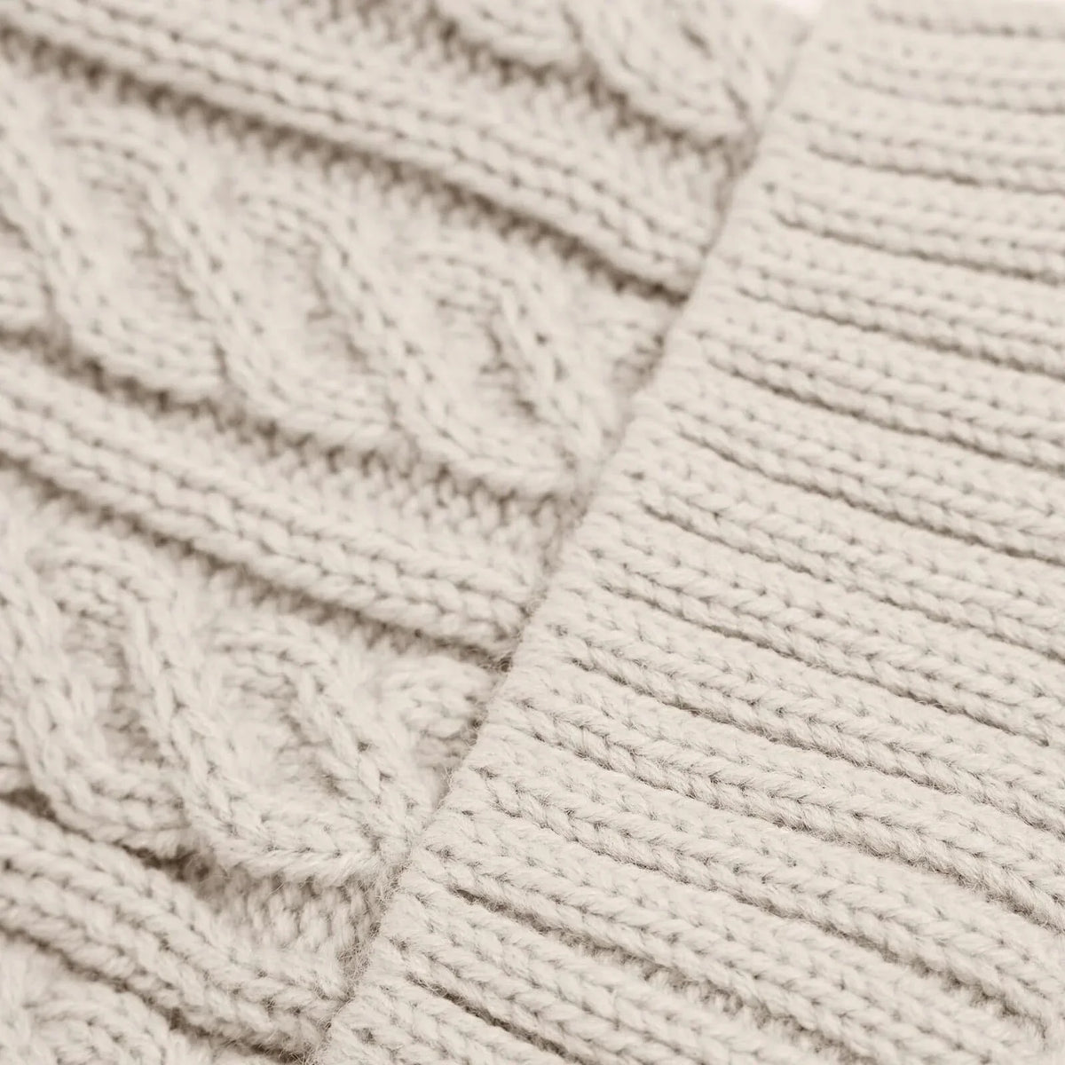 HelloBaby Patterned Pom-Pom Knitted Baby Beanie (One Size)