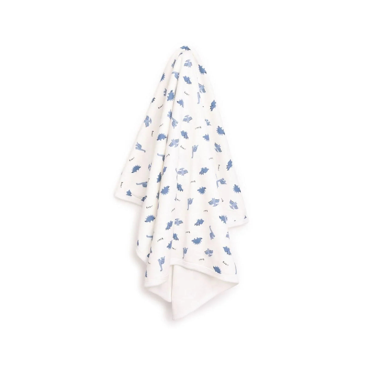Little Dreams Dinosaur Print Jersey Baby Blanket (80 x 80 cm)