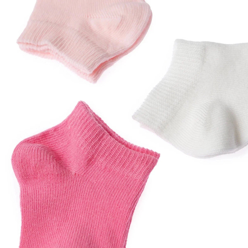 HelloBaby 3 Pack Ankle Baby Socks (Newborn to 4-5 Years)