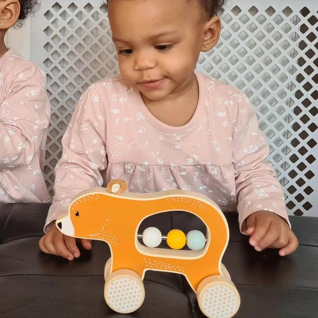 Bigjigs Toys Push Along Bear