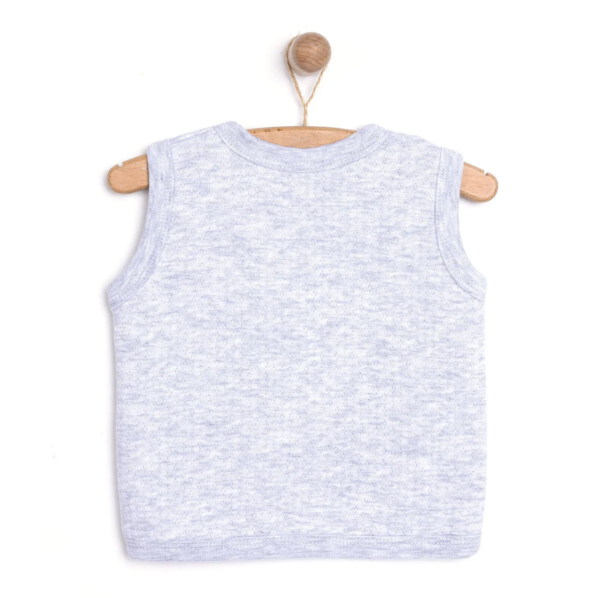 HelloBaby Giraffe Motif Snap Fastening Quilted Baby Gilet (3 Months to 2 Years)