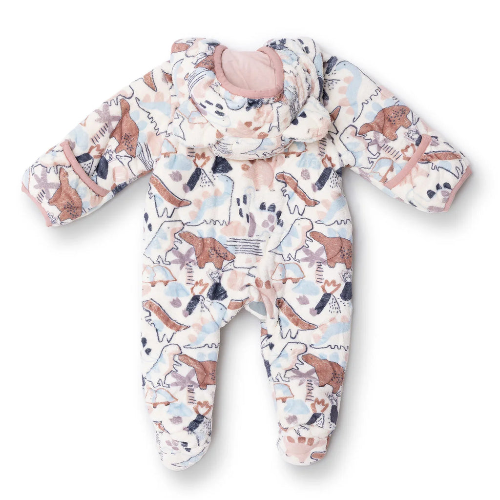 Midimod Crew Neck Soft Fleece Baby Pramsuit with Feet (3 Months to 12 Months)