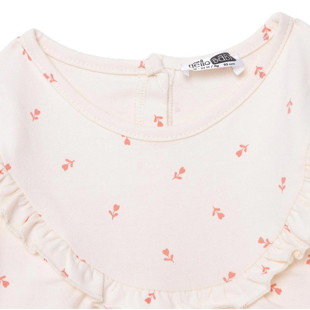 HelloBaby Long Sleeve Brushed Jersey Baby Dress (3-6 Months to 4-5 Years)