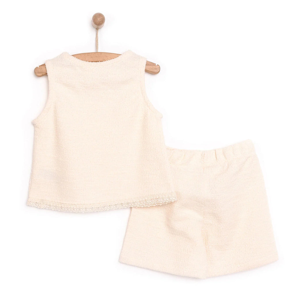 HelloBaby Sleeveless Poplin Baby Top & Shorts Set (9 Months to 5 Years)
