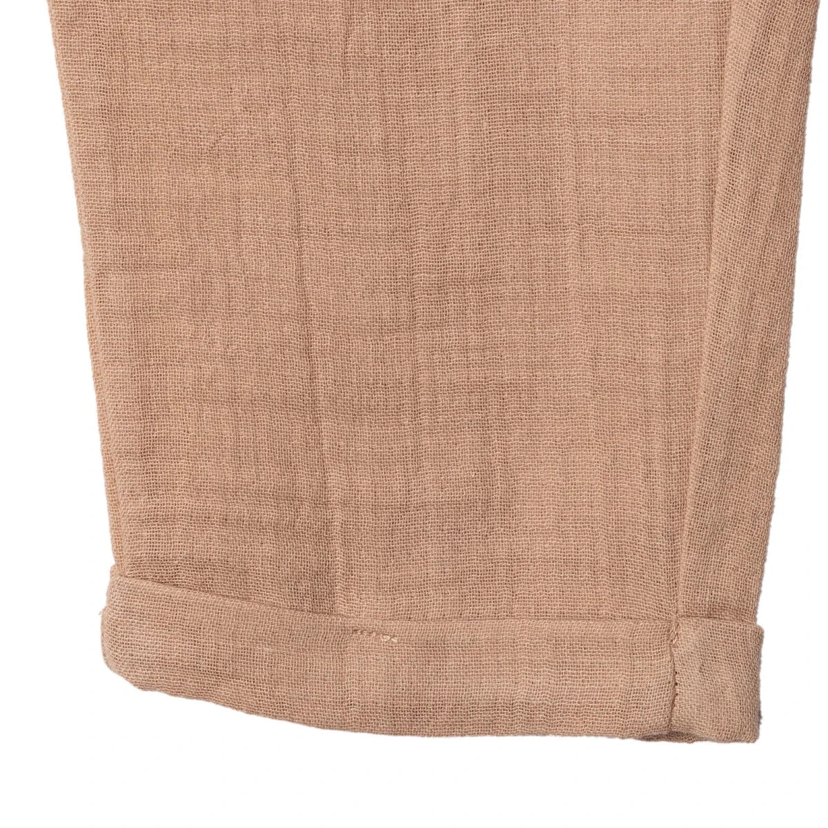 HelloBaby Turn-Up Muslin Baby Trousers (6-9 Months to 4-5 Years) - Beige
