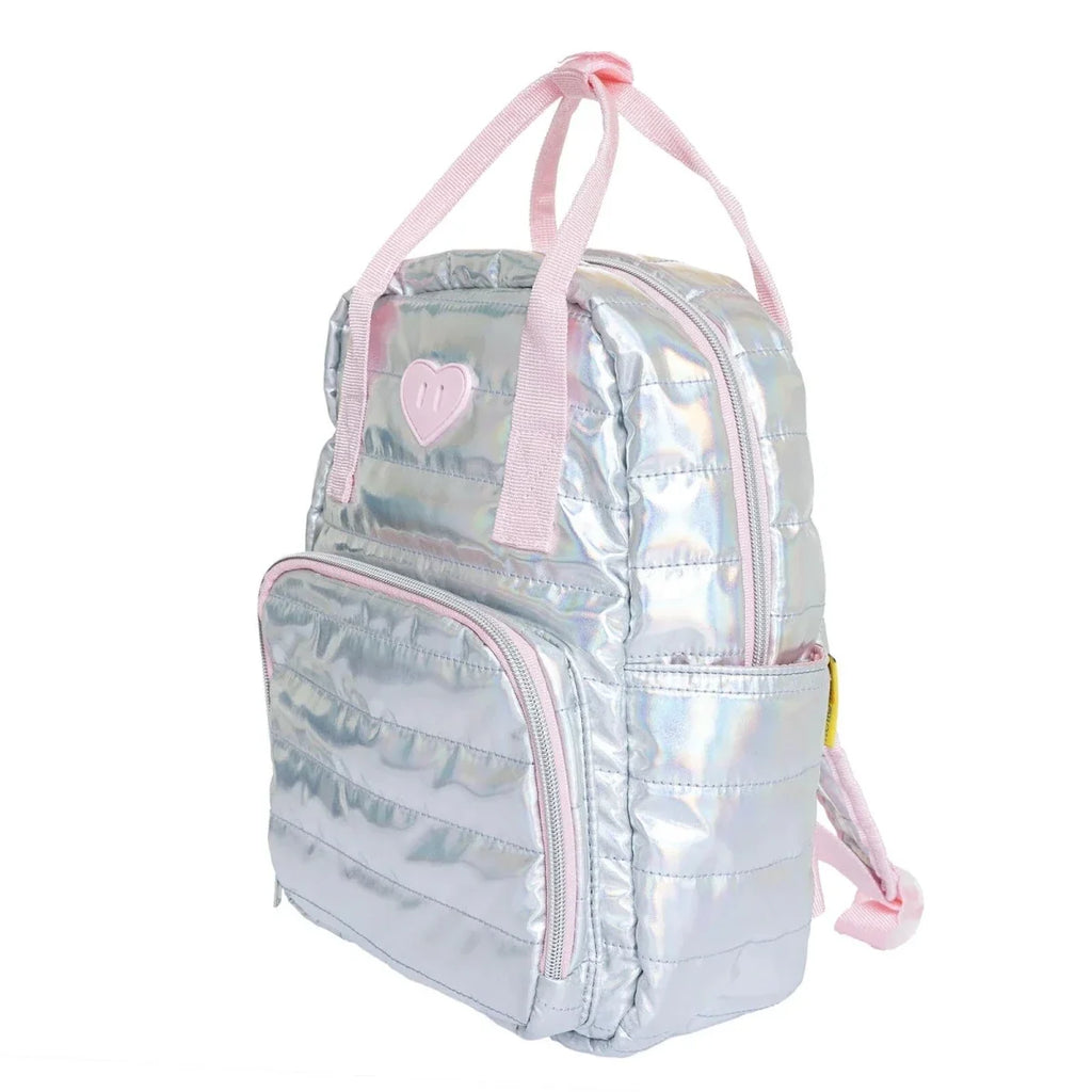 HelloBaby Heart Print Zip-Up Kids Bag (One Size)