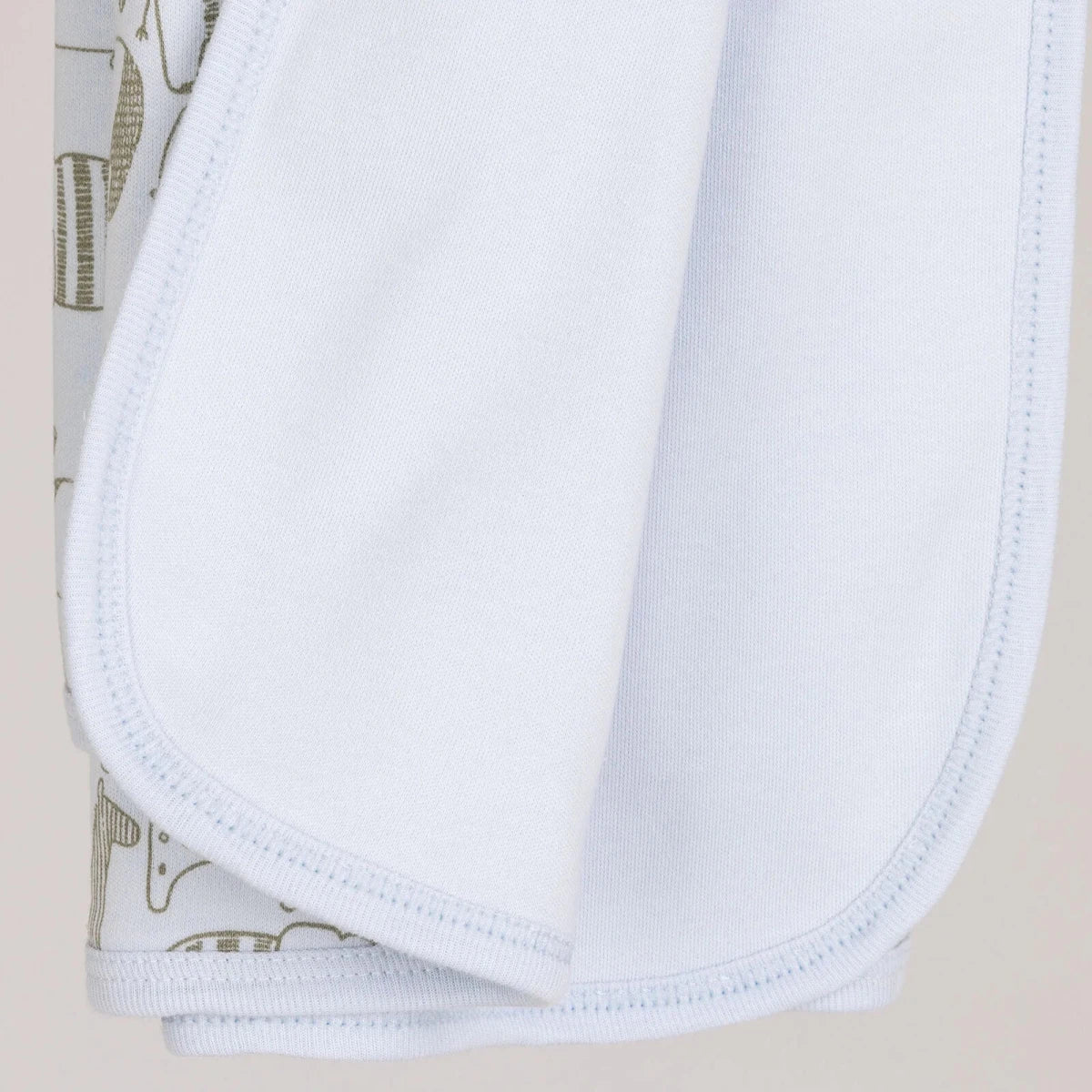 Bebbek Animal Print Jersey Baby Blanket (80 x 80 cm)