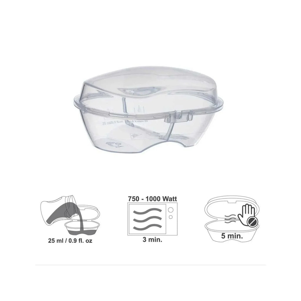 Mamajoo Orthodontic Soothers with Steriliser Box 6+ months Pack of 2 - Powder Pink & Blush