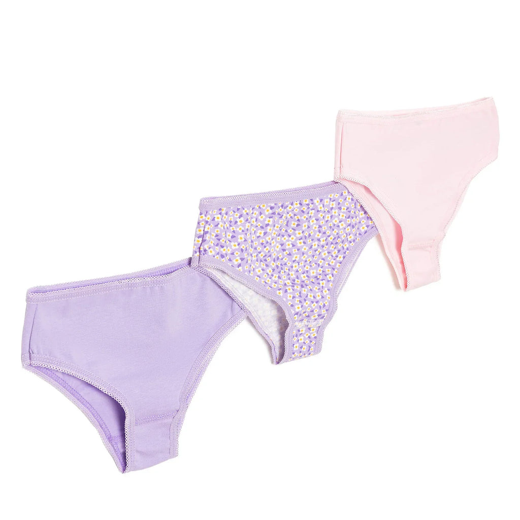 HelloBaby 3 Pack Floral Print Baby Briefs (2 Years to 5 Years)