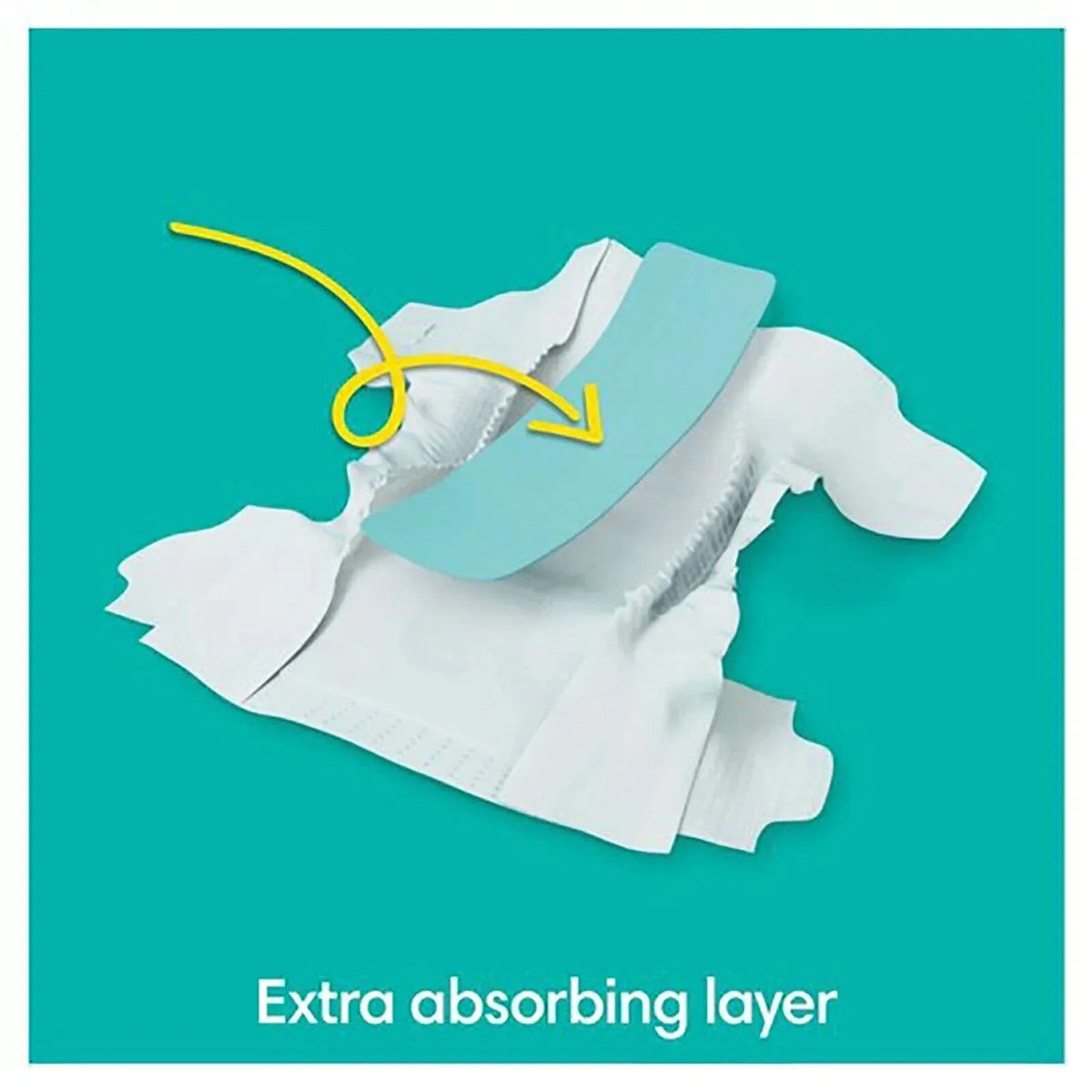Pampers Baby Dry Size 5+ Jumbo Pack - 68 nappies