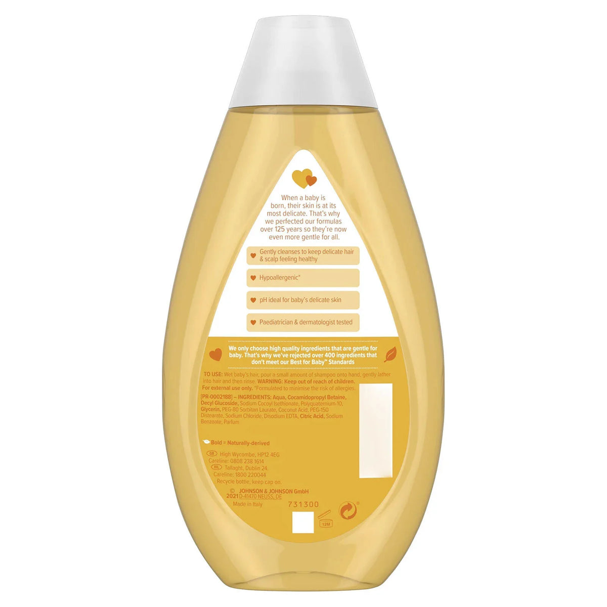 Johnson's Baby Shampoo Regular Gold 500ml