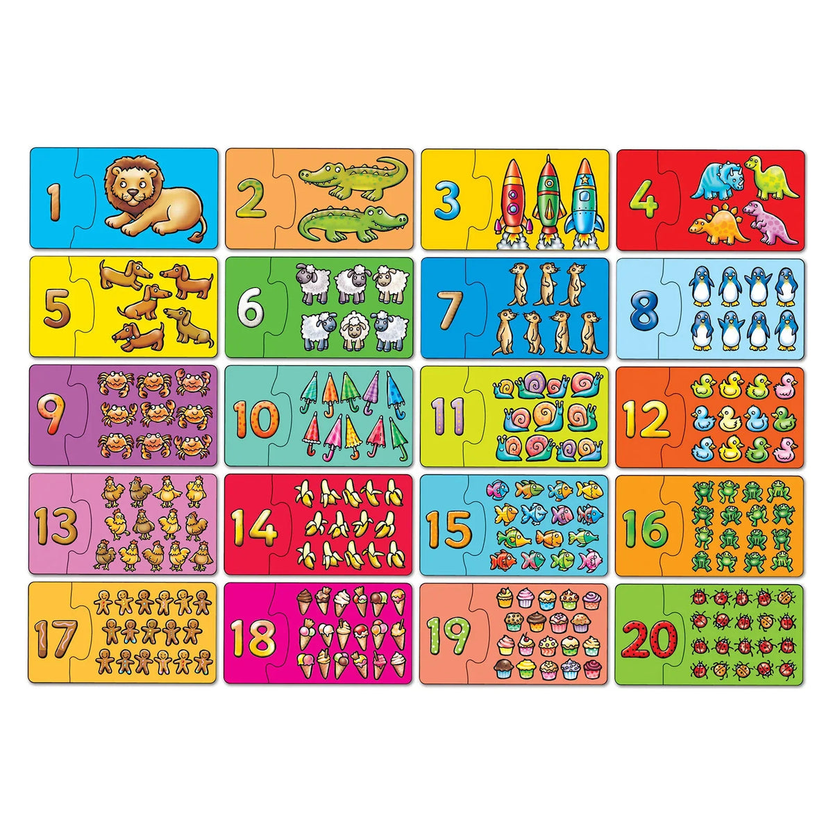 Orchard Toys Match And Count Jigsaw Puzzle