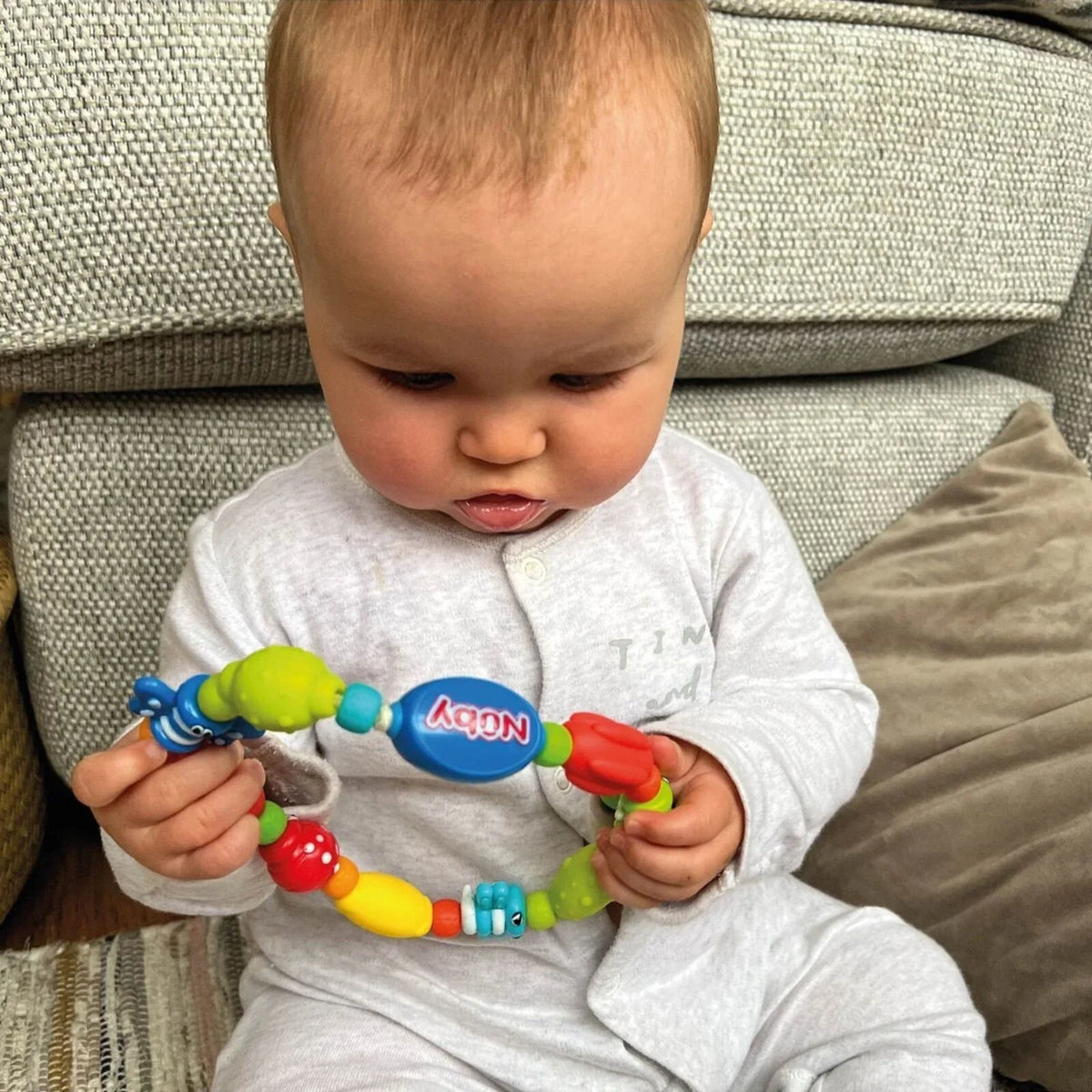 Nuby Bug a Loop Teether - Multicolour
