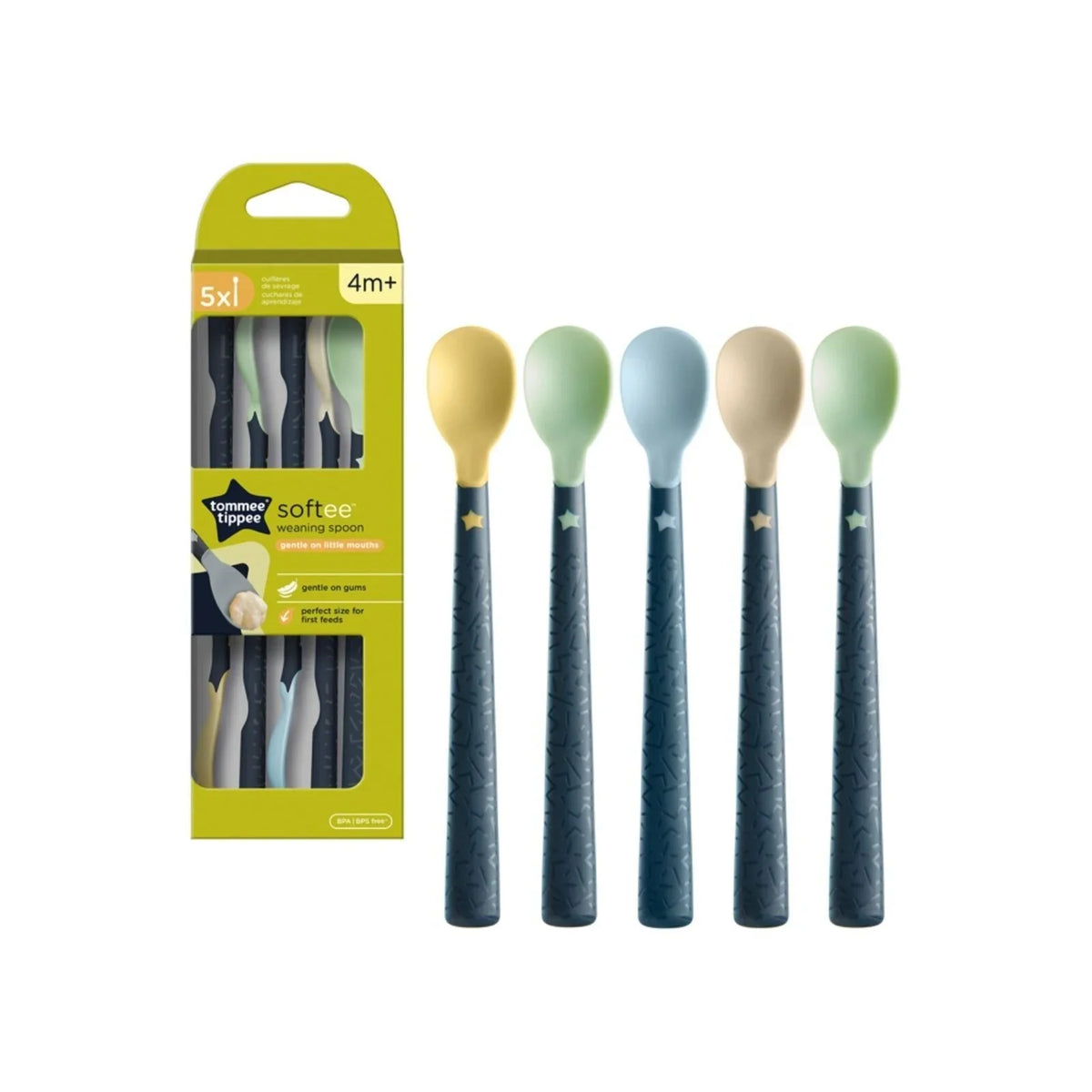 Tommee Tippee Softee Weaning Spoons Pack of 5