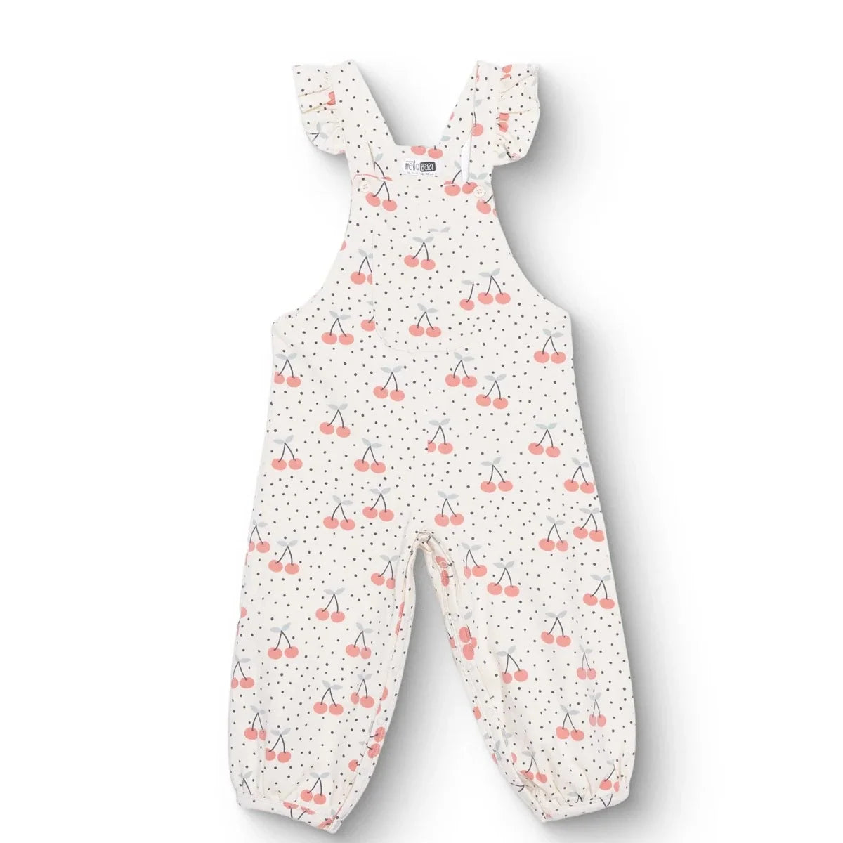 HelloBaby Ribbed Baby Dungarees & T-Shirt Set (6-9 Months to 4-5 Years)