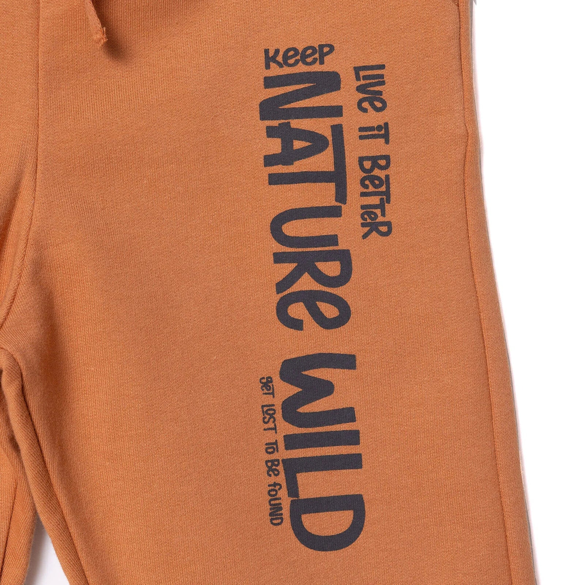 HelloBaby "Little Forest Camper" Slogan Brushed Baby Sweatshirt & Joggers Set (3-6 Months to 4-5 Years)