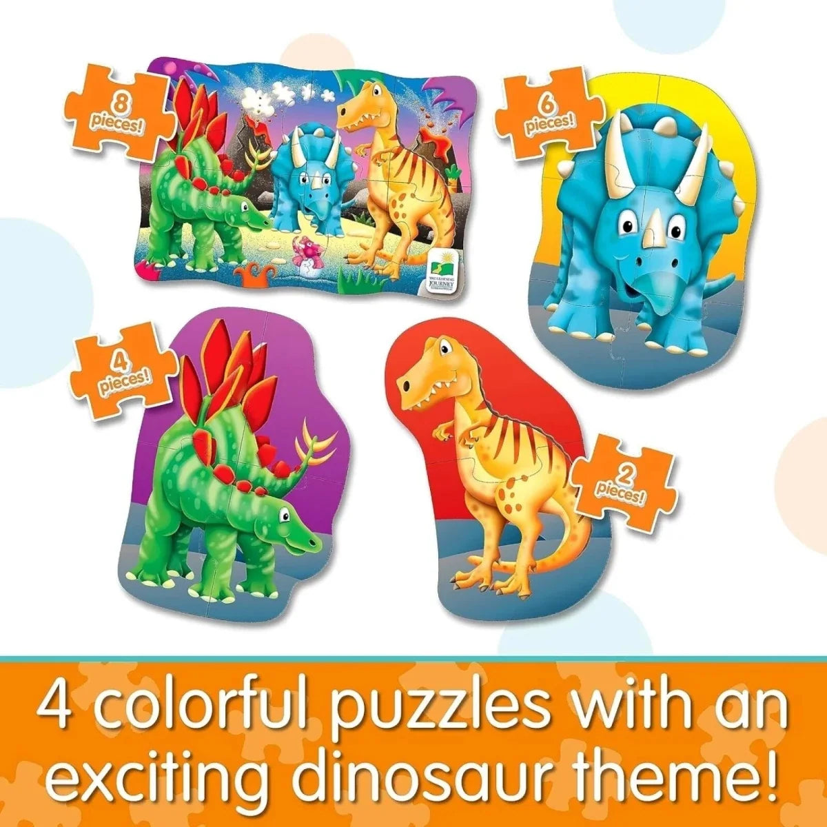 My First Puzzle Sets 4-in-1 Puzzle Set - Dino