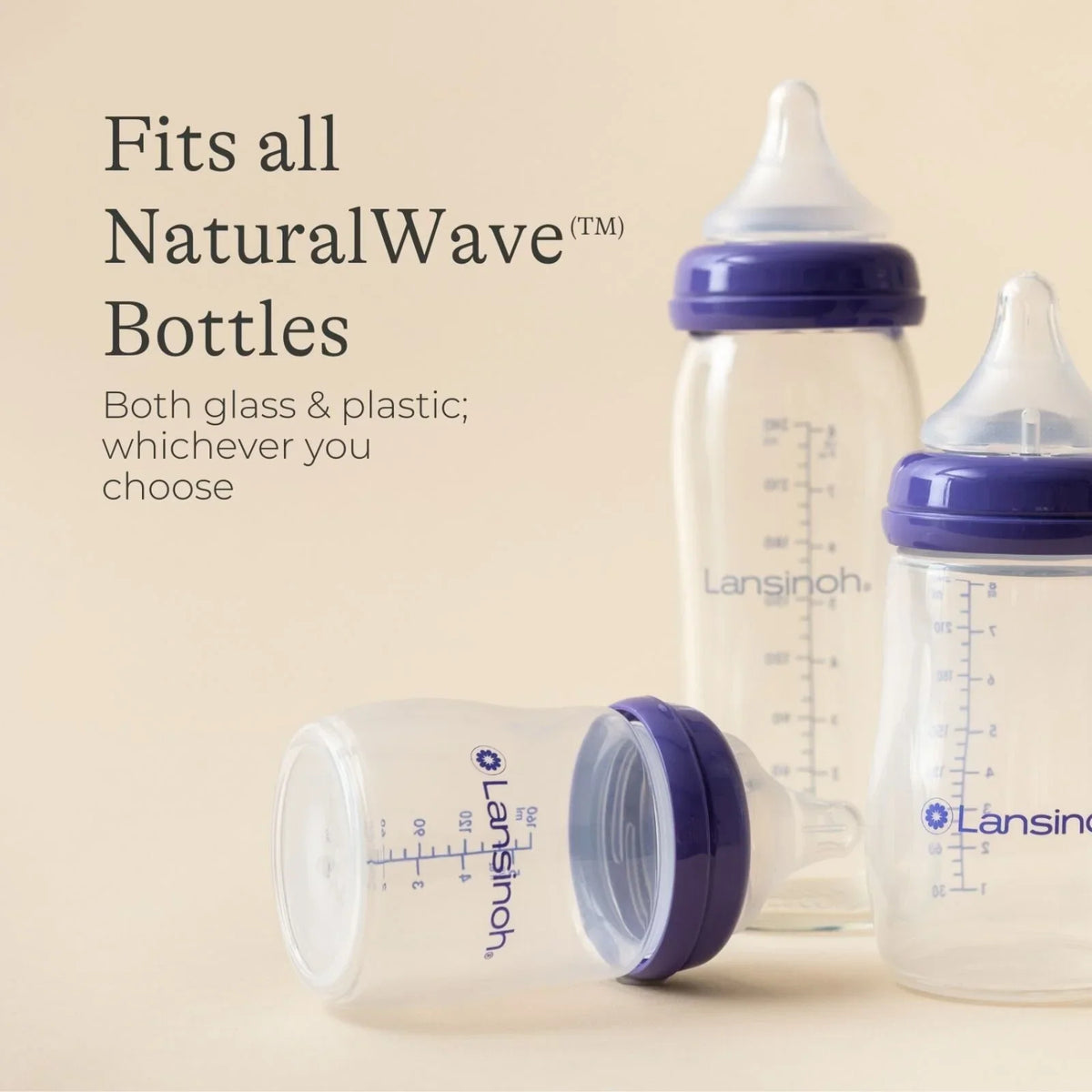 Lansinoh NaturalWave Fast Flow Teats 6+ months Pack of 2