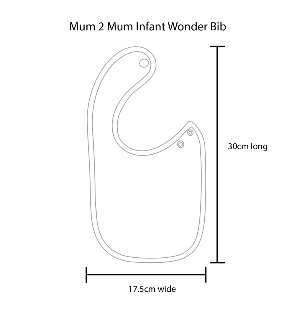 Mum 2 Mum Infant Wonder Bib - Purple