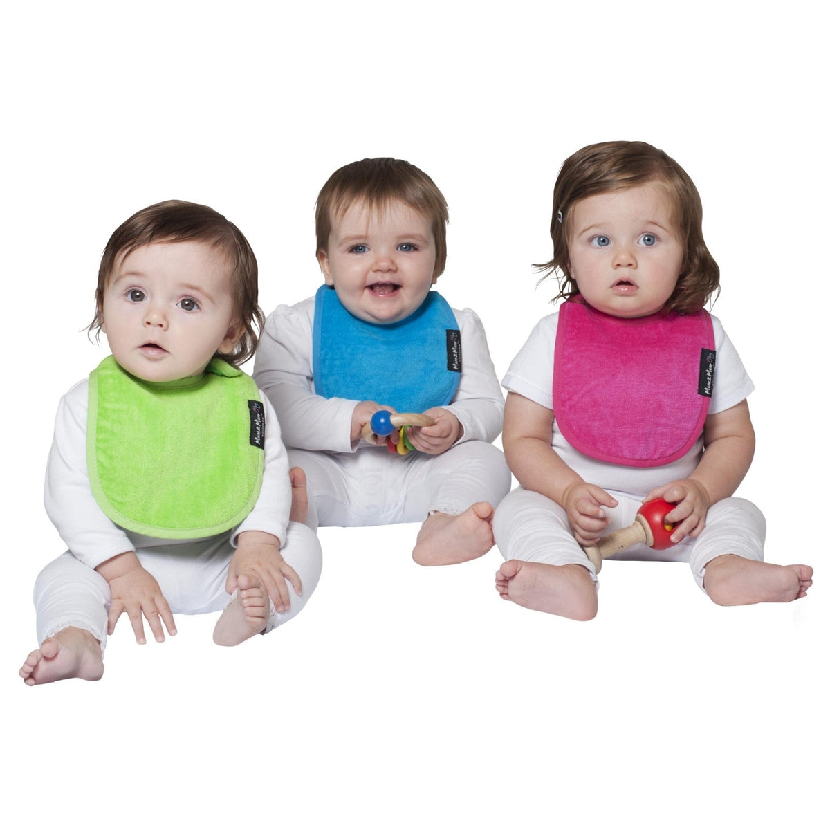 Mum 2 Mum Infant Wonder Bib - White