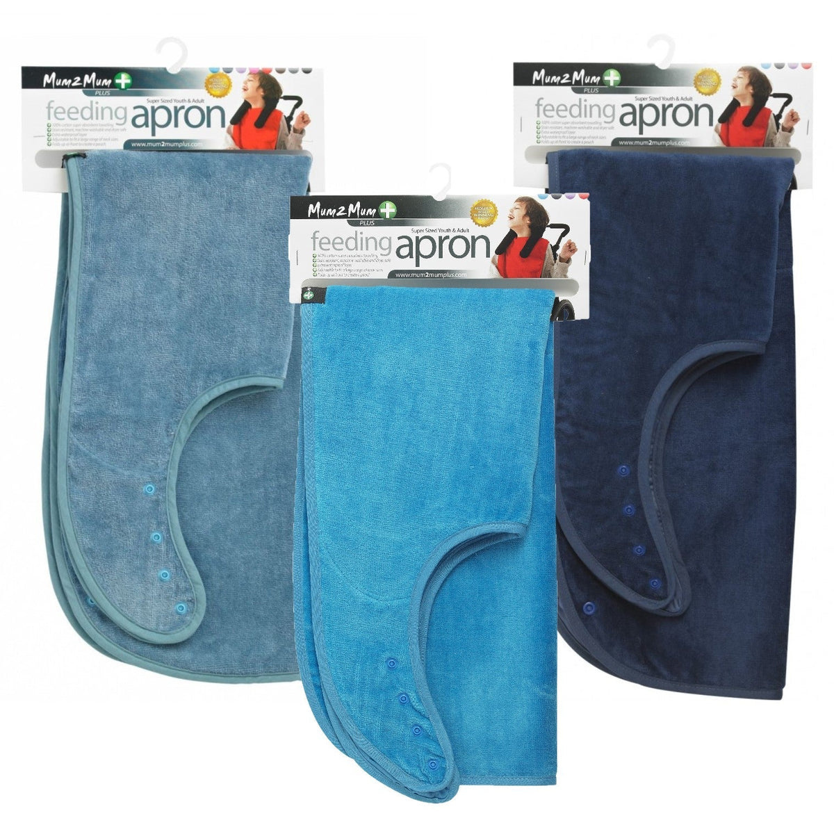 Mum 2 Mum PLUS SuperSized Clothing Protector - Denim Blue