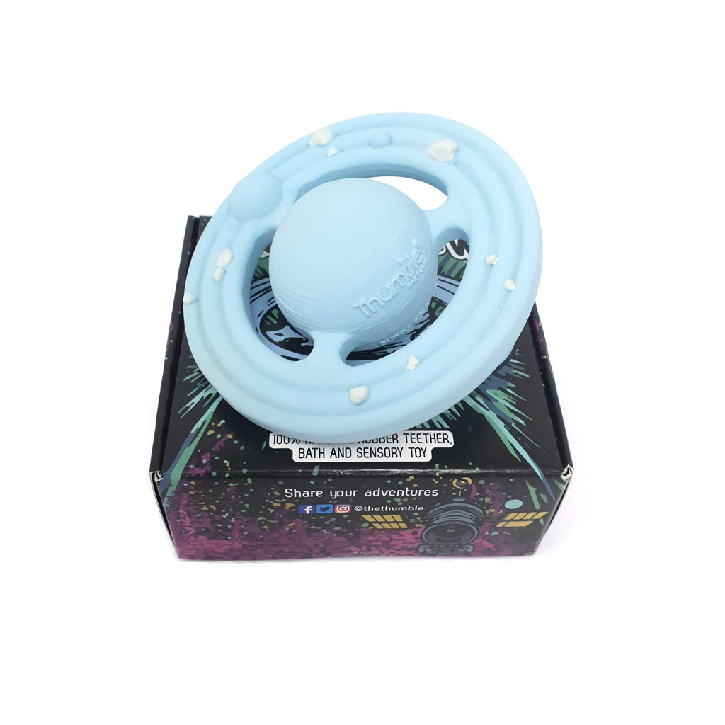 Planet CH3W® Ringed Planet - Natural Rubber Space Teether Toy