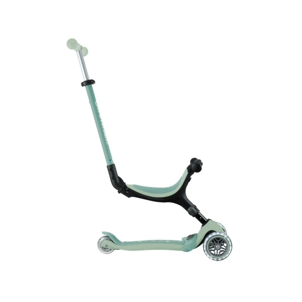 Globber Go Up Active Lights Eco Scooter - Pistachio